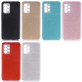 Samsung Galaxy A72 - Kılıf Simli Koruyucu Shining Silikon thumbnail 2