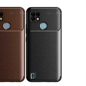 Realme C25 - Kılıf Auto Focus Karbon Negro Silikon Kapak thumbnail 3