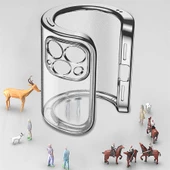 Apple iPhone 13 Mini - Kılıf Kenarı Dik Ve Renkli Mat Gbox Kapak thumbnail 2