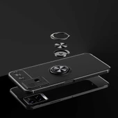 Vivo Y33S - Kılıf Yüzüklü Karbon Ravel Silikon Kapak thumbnail 7