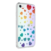 Apple iPhone 7 - Kılıf Desenli Koruyucu M-blue Kapak - 1