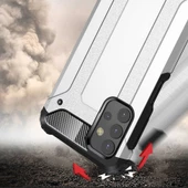 Samsung Galaxy A13 4G - Kılıf Çift Katman Zırh Tank Crash Military Kapak thumbnail 3