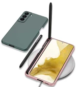 Samsung Galaxy S22 Plus - Kılıf Koruyucu Kalemli Ays Kapak thumbnail 8