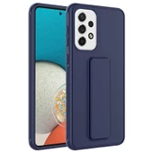 Samsung Galaxy A32 4G - Kılıf Mat Koruyucu El Tutacaklı Stand Olabilen Qstand Kapak - 1