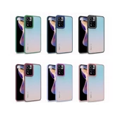 Xiaomi Poco M4 Pro 5G - Kılıf Arkası Şeffaf Kamera Çevresi Parlak Zıt Renkli Flora Kapak thumbnail 3