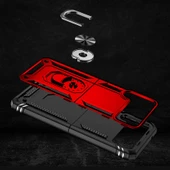 Samsung Galaxy Z Flip 4 - Kılıf Yüzüklü Zırh Tank Vega Kapak thumbnail 4