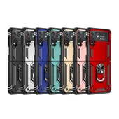 Samsung Galaxy Z Flip 4 - Kılıf Yüzüklü Zırh Tank Vega Kapak thumbnail 6