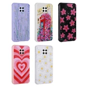 Xiaomi Redmi Note 9 Pro - Kılıf Simli Desenli Kamera Korumalı Parlak Popy Kapak thumbnail 2