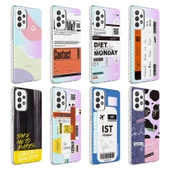 Samsung Galaxy A33 5G - Kılıf Airbag Kenarlı Renkli Desenli Silikon Elegans Kapak thumbnail 2