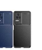 Xiaomi Poco F4 - Kılıf Auto Focus Karbon Negro Silikon Kapak thumbnail 3