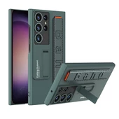 Samsung Galaxy S23 Ultra - Kılıf Standlı El Tutacaklı Band Kapak thumbnail 1