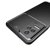 Xiaomi Poco F4 - Kılıf Auto Focus Karbon Negro Silikon Kapak thumbnail 8