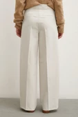 Geniş Paça Pantolon Krem thumbnail 6