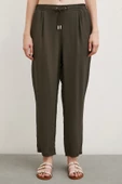Beli Lastikli Boru Paça Pantolon Haki thumbnail 5