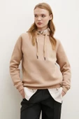 Kapüşonlu Sweatshirt Kahve - 5