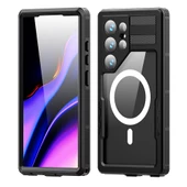 Samsung Galaxy S24 Ultra - - Kılıf 360 Korumalı Magsafe Şarj Özellikli 1-1 Su Geçirmez Kılıf - 1