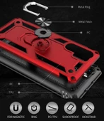 Huawei P30 Pro - Kılıf Yüzüklü Zırh Tank Vega Kapak thumbnail 3