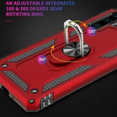 Huawei P30 Pro - Kılıf Yüzüklü Zırh Tank Vega Kapak thumbnail 8