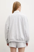 Bisiklet Yaka Üç İplik Sweatshirts Gri - 6