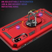 Samsung Galaxy A2 Core - Kılıf Yüzüklü Zırh Tank Vega Kapak - 6