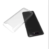 Samsung Galaxy A80 - Kılıf Şeffaf Soft Slim Fitt Süper Silikon Kapak - 3