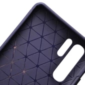 Huawei P30 Pro - Kılıf Auto Focus Karbon Negro Silikon Kapak - 3