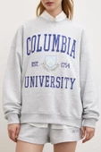 Bisiklet Yaka Üç İplik Sweatshirts Gri - 5