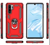 Huawei P30 Pro - Kılıf Yüzüklü Zırh Tank Vega Kapak thumbnail 7