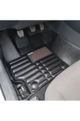 Nissan X-trail 2015-2021 Siyah Havuzlu Dikişsiz (press) Deri Paspas - 4