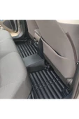 Peugeot 2008 2012-2018 Siyah Havuzlu Dikişsiz (press) Deri Paspas - 6