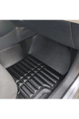 Peugeot 2008 2012-2018 Siyah Havuzlu Dikişsiz (press) Deri Paspas - 5
