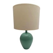 Minimal Polyester Abajur Turkuaz - 1