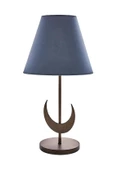 Hilal Detaylı Eskitme Abajur - 6015 - 1