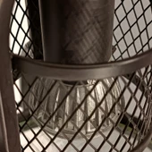 Titan Siyah Metal Kafes Aplik - 2