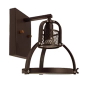 Titan Siyah Metal Kafes Aplik - 1