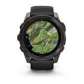 Garmin Fenix 8 – 51mm AMOLED Sapphire Karbon Gri DLC, Siyah/Gri Silikon Kayışlı - 6