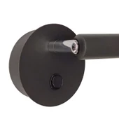 Silver Siyah Metal Okuma Lambası Aplik - 2
