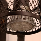 Titan Siyah Metal Kafes Aplik - 3