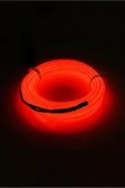 Araç Içi Torpido Ledi Şerit Led Ip Led Neon Kırmızı 2 Metre - 4