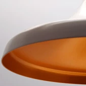 Modern Metal Sarkıt Beyaz/Bronz - 3