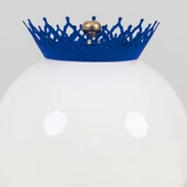 Taçlı Küre Abajur Lacivert - 3