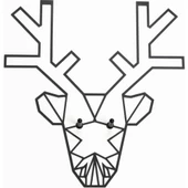 Reindeer Metal Lazer Kesim Tablo 7127 - 1