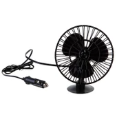 Mega Oto Market Araç İçi 12V Vantuzlu 5.5" 14 cm Mini Fan Vantilatör Pervane Çakmaklık Girişli Tüm Araçlarla Uyumlu - 7