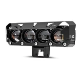 Led Spot Işık ve Sarı Beyaz Projektör Lens Dikdörtgen Baykuş Led Off Road Lamba Motosiklet ve İş Makinesi Projektörü 12V-85V - 1