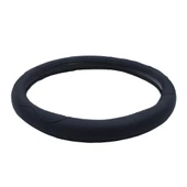 Oto Geçme Direksiyon Kılıfı Desenli Suni Deri Siyah Renk TEQ-012BK - 4