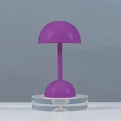 Led Mor Mantar Masa Lambası Şarjlı - 2