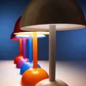 Led Mor Mantar Masa Lambası Şarjlı - 5