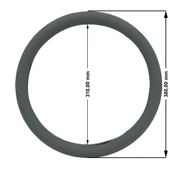 Oto Geçme Direksiyon Kılıfı Desenli Suni Deri Gri Renk TEQ-012GR - 2