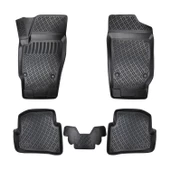 Rizline 3D Oto Paspas Siyah Renk Skoda Fabia 2007 - 2014 ile uyumlu - 1