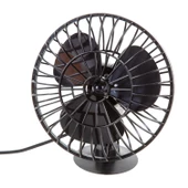 Mega Oto Market Araç İçi 12V Vantuzlu 5.5" 14 cm Mini Fan Vantilatör Pervane Çakmaklık Girişli Tüm Araçlarla Uyumlu - 9